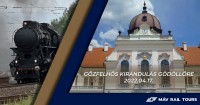 Gőzfelhős húsvéti nosztalgiavonat Gödöllőre 2022. április 17-én!