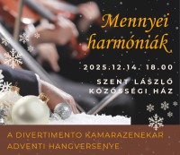 A Divertimento kamarazenekar adventi hangversenye a Szent László Házban