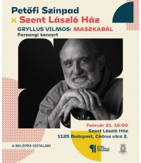 Gryllus Vilmos: Maszkabál - ingyenes farsangi koncert a Szent László Házban!