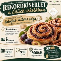14 óra, 3000 fahéjas-szilvás csiga – rekordkísérlet Mosonmagyaróváron